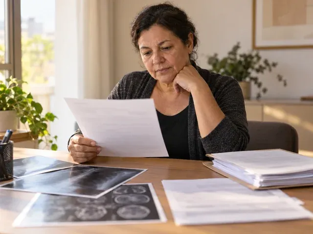 Laudos e exames médicos separados para a perícia do auxílio-doença