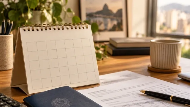 Calendário e histórico contributivo para estimar a data da aposentadoria